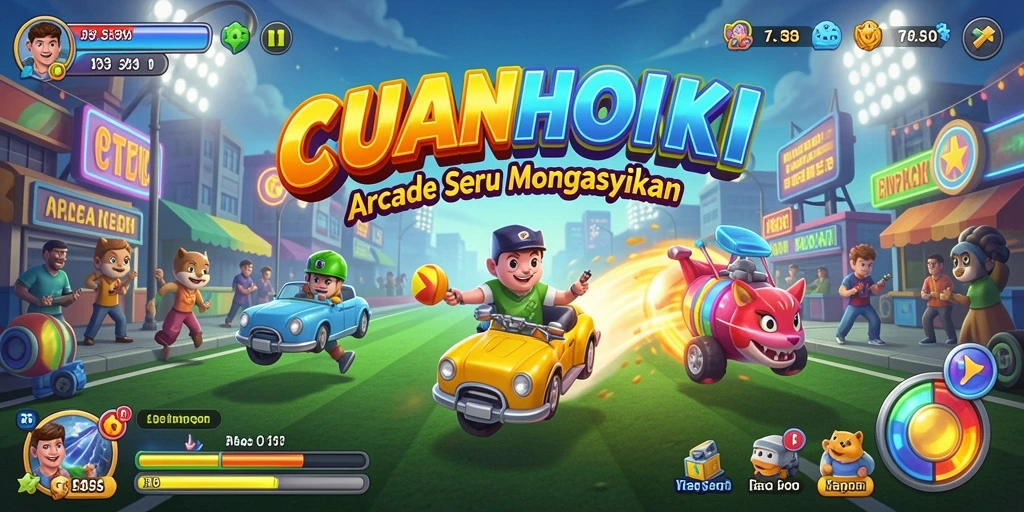Tampilan gameplay CUANHOKI yang seru dan menantang.