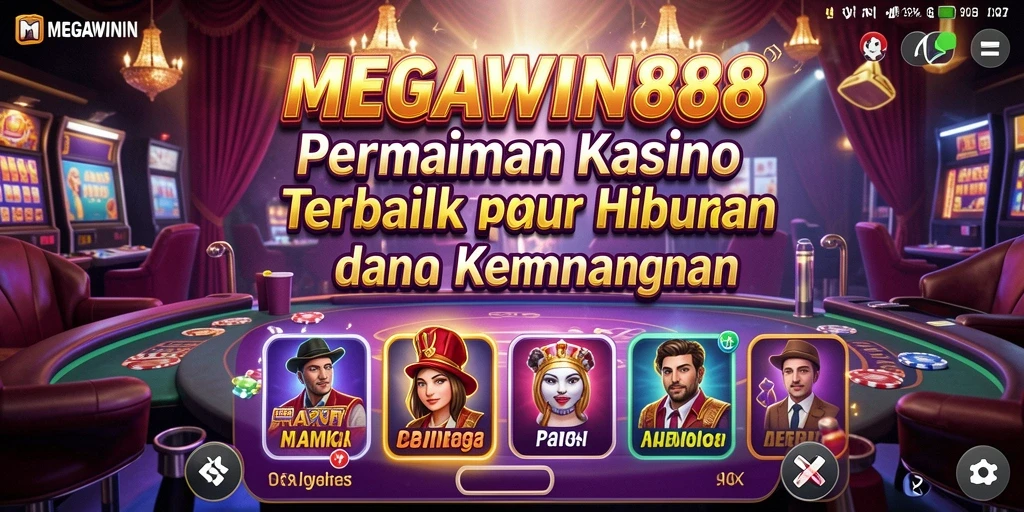 Gameplay MEGAWIN888 yang menakjubkan dengan grafis kasino berkualitas tinggi.