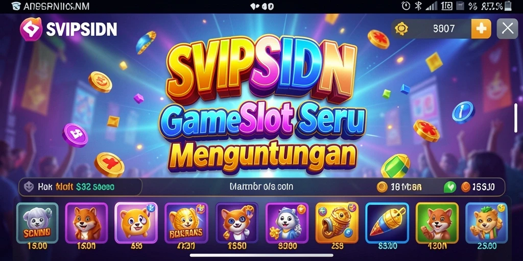 Tampilan menawan dari gameplay Slot SVIPSIDN.